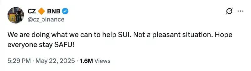 Cetus Protocol bị hack 260 triệu USD, SUI giảm 15% - Tin Tức Bitcoin - Cập Nhật Tin Tức Coin Mới Nhất 24/7 2025 Binance CZ