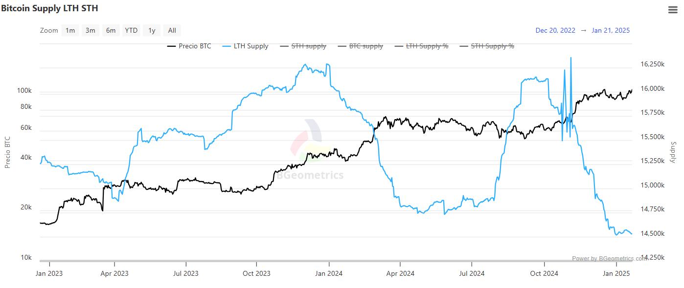 How does the cryptocurrency market react to Trump's order? - Bitcoin News - Latest Coin News 24/7 2025 BTC LTH SUPPLY