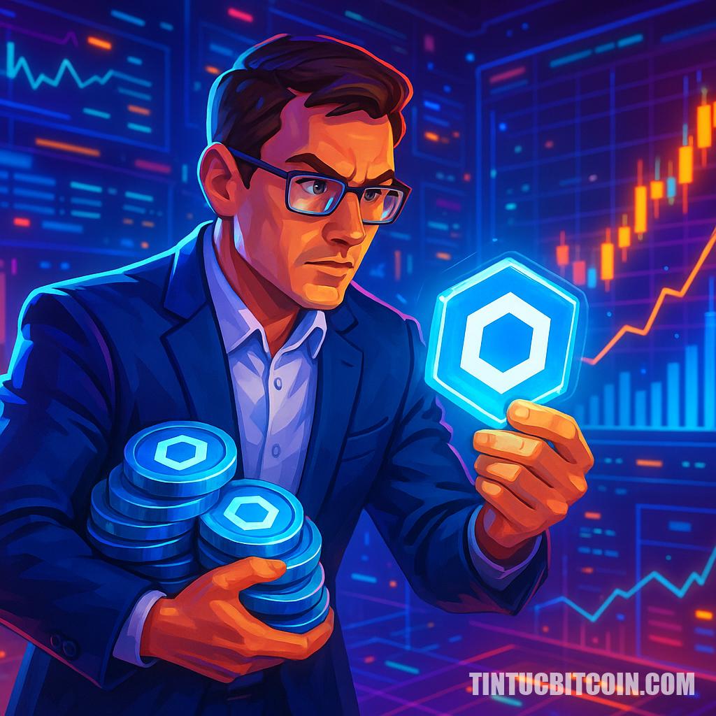 Nhà đầu tư tích lũy mạnh Chainlink, giá LINK vẫn giảm vì sao? - Tin Tức Bitcoin - Cập Nhật Tin Tức Coin Mới Nhất 24/7 2025 Nhà đầu tư tích lũy mạnh Chainlink, giá LINK vẫn giảm vì sao?