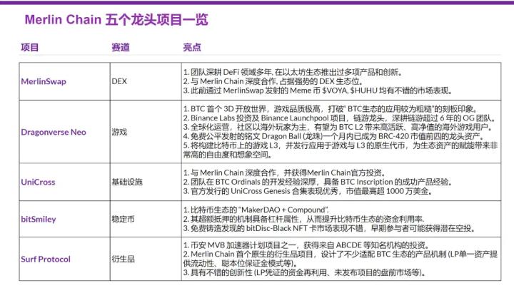 Merlin Metadata 一文读懂Merlin Chain的五个王牌项目,全网最详细