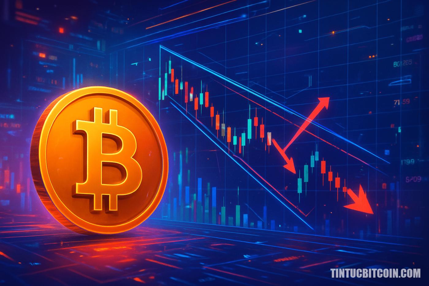 Bitcoin lặp mô hình cờ gấu: BTC bứt phá hay giảm tiếp?