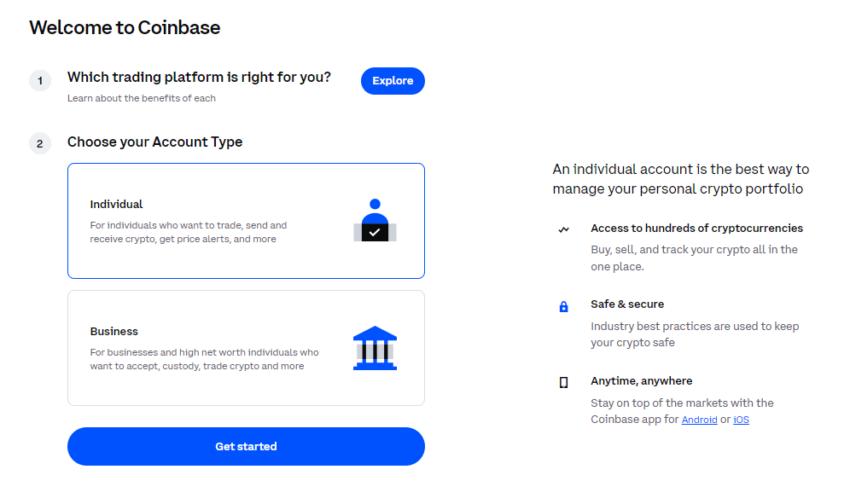 welcome to coinbase