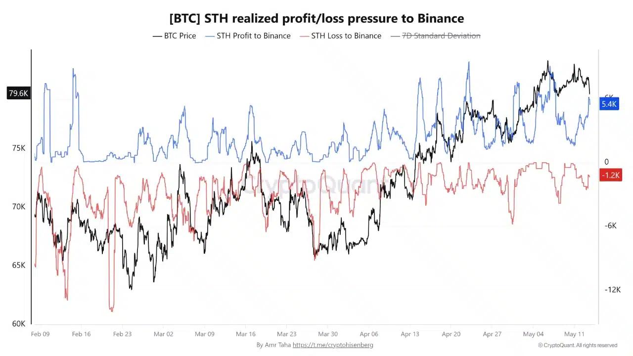 Bitcoin STH Realized Profit Loss