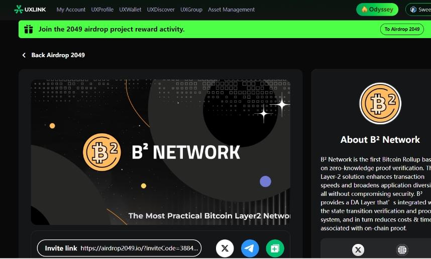 Favorite post: A list of B² Network mainnet interactions