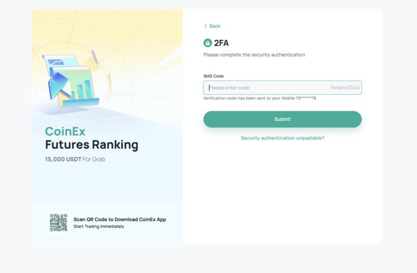 signup page