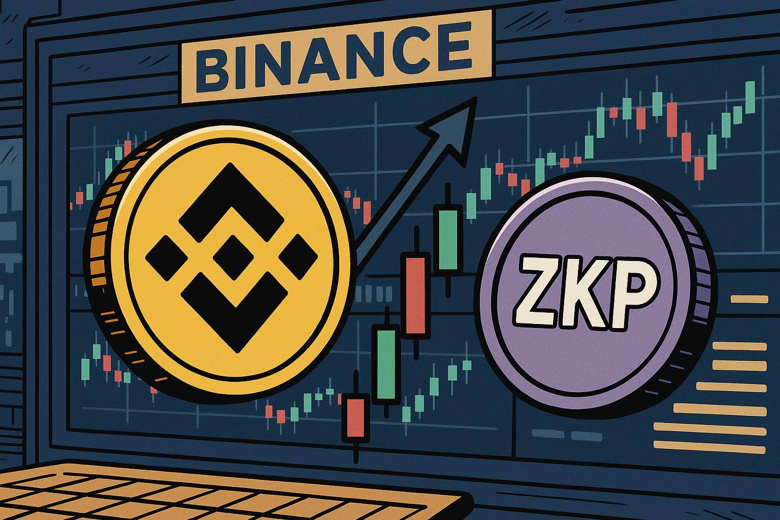 ZKP가 바이낸스 현물 거래소에 상장되면서 단기적인 거래량 급증이 예상됩니다.